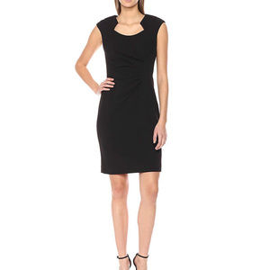 Calvin Klein Women's Cap Sleeved Sheath W/ Horsesh